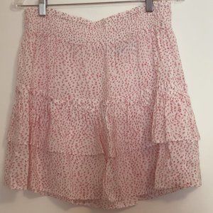 & Other Stories Flounce Ruffle Tiered Mini Skirt